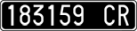 License plate of Italy, Cars (1927 year series)