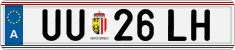 License plate of Austria, Regular plates