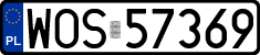 License plates of Poland, Regular car plates