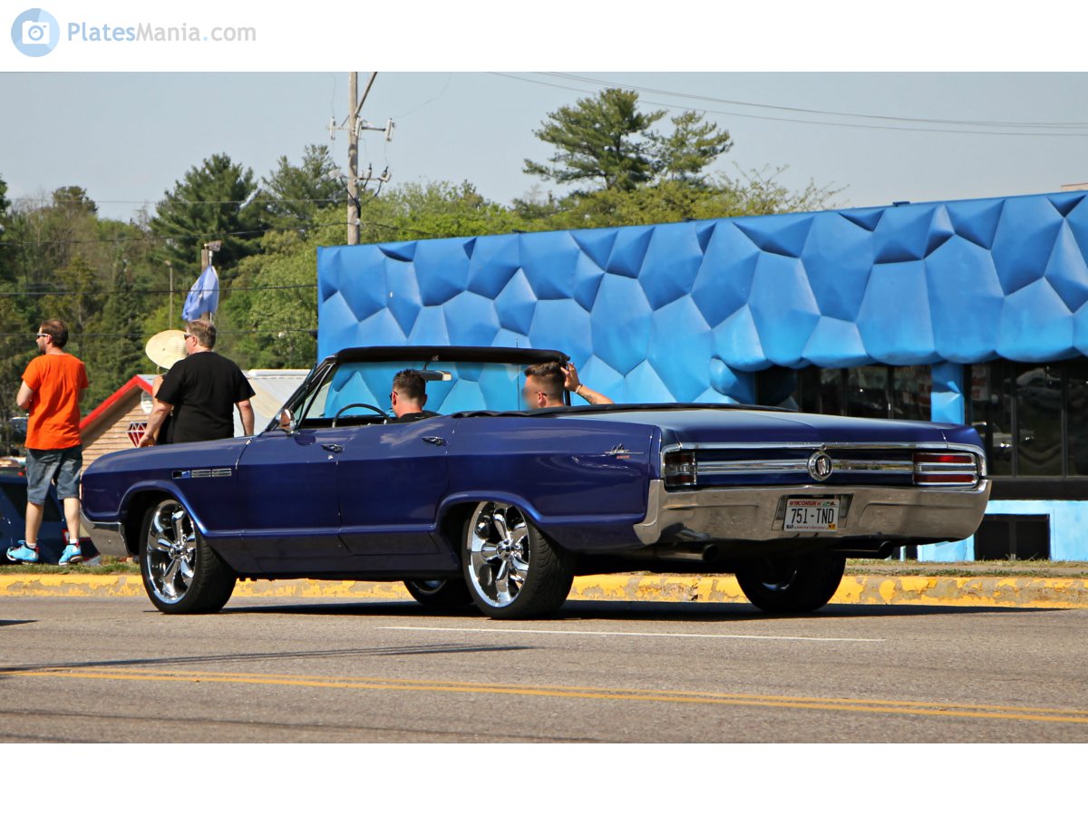 751-TND, Buick LeSabre 3rd gen 1965 Custom Convertible (45467; B-body), 1964–1965