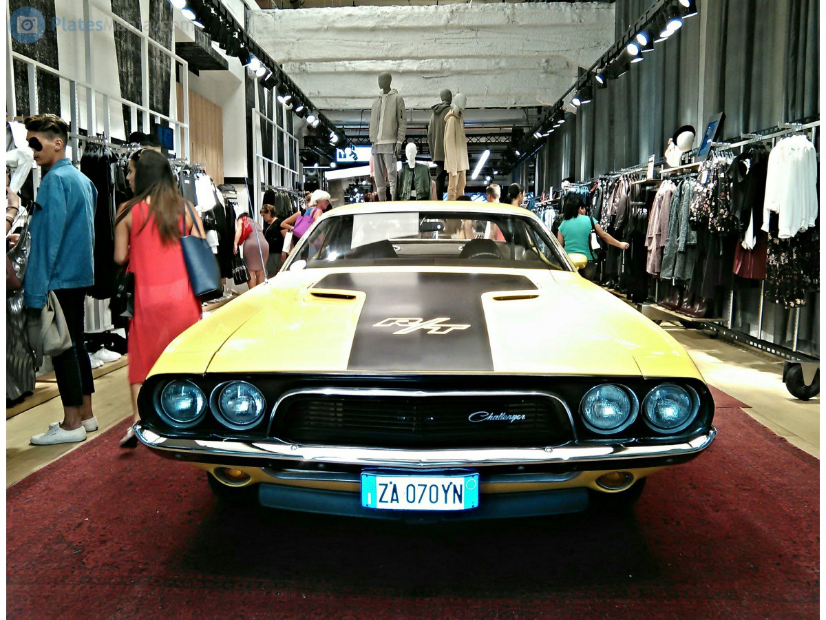 ZA 070 YN, Dodge Challenger 1st gen 1972/1974 (JH/JS; E-body), facelift, 1971–1974