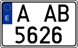 License plates of Spain, 1971 year series