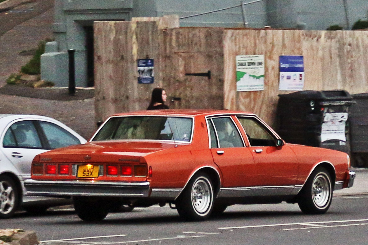 JGH53X, Chevrolet Caprice 3rd gen 4-door Sedan (69; B-body), 1976–1989