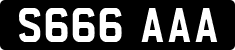 License plate of the United Kingdom, 1983 year system