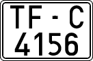 License plates of Spain, 1971 year series