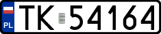 License plates of Poland, Regular car plates