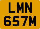 License plate of the United Kingdom, 1963 year system