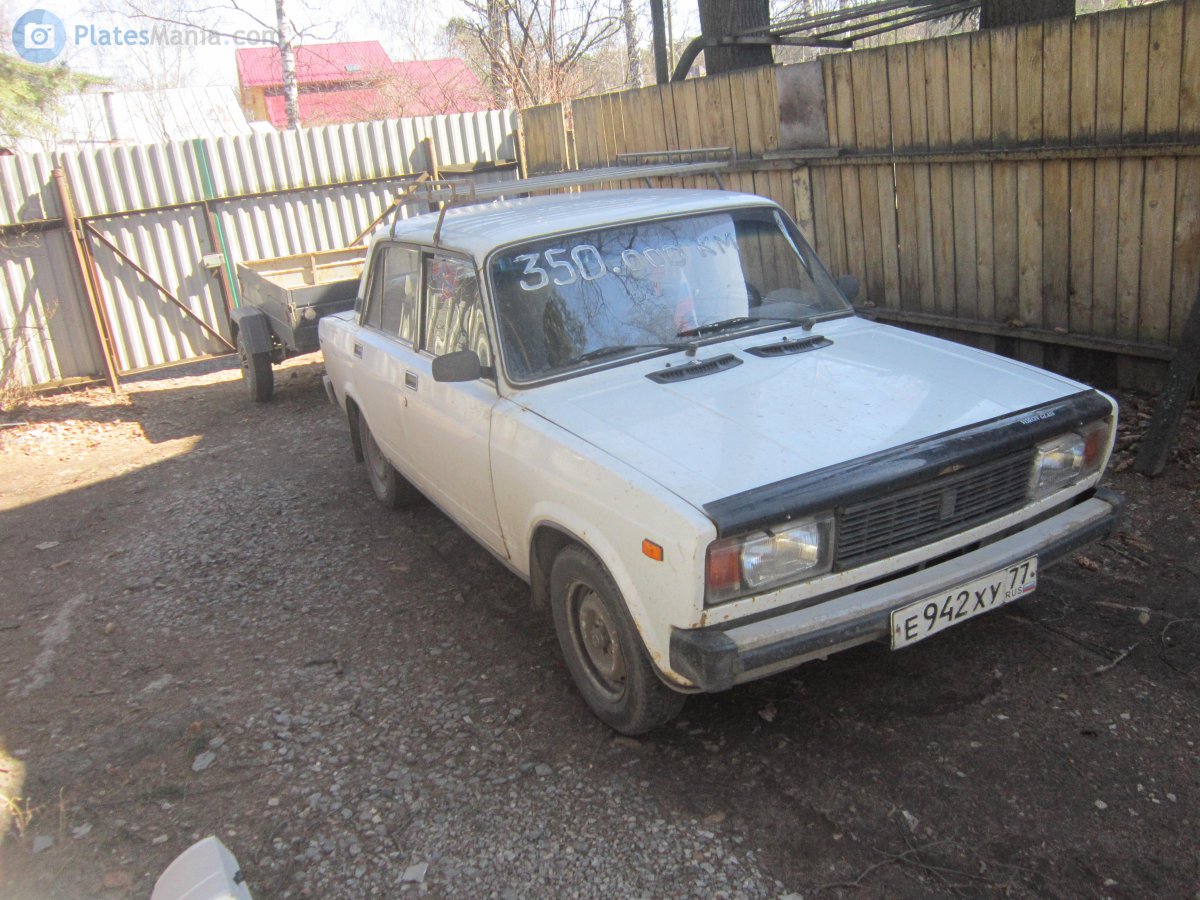 е 942 ху 77, Lada (VAZ) 2105 Жигули (Nova / Riva / 1300 / 1500), 1980–2010