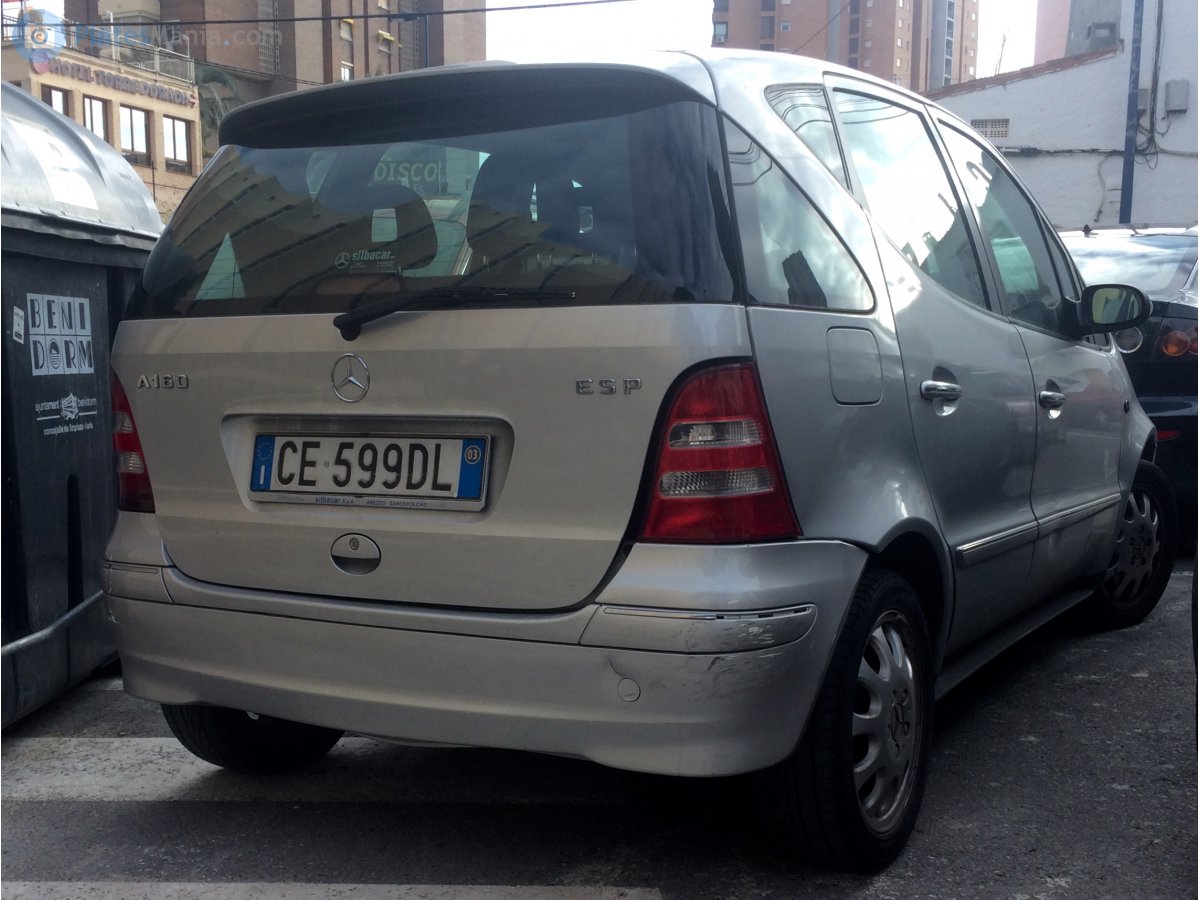 CE 599 DL, Mercedes-Benz A-Klasse 1st gen (W168), 1997–2004