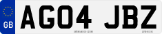License plate of the United Kingdom, 2001 year system