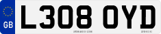License plate of the United Kingdom, 1983 year system