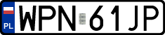 License plates of Poland, Regular car plates