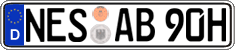 German license plate, Plates for oldtimers (type 