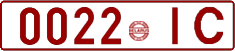 License plate Belarus, Cars (1992)