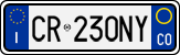 License plate of Italy, Cars (1994 year series)