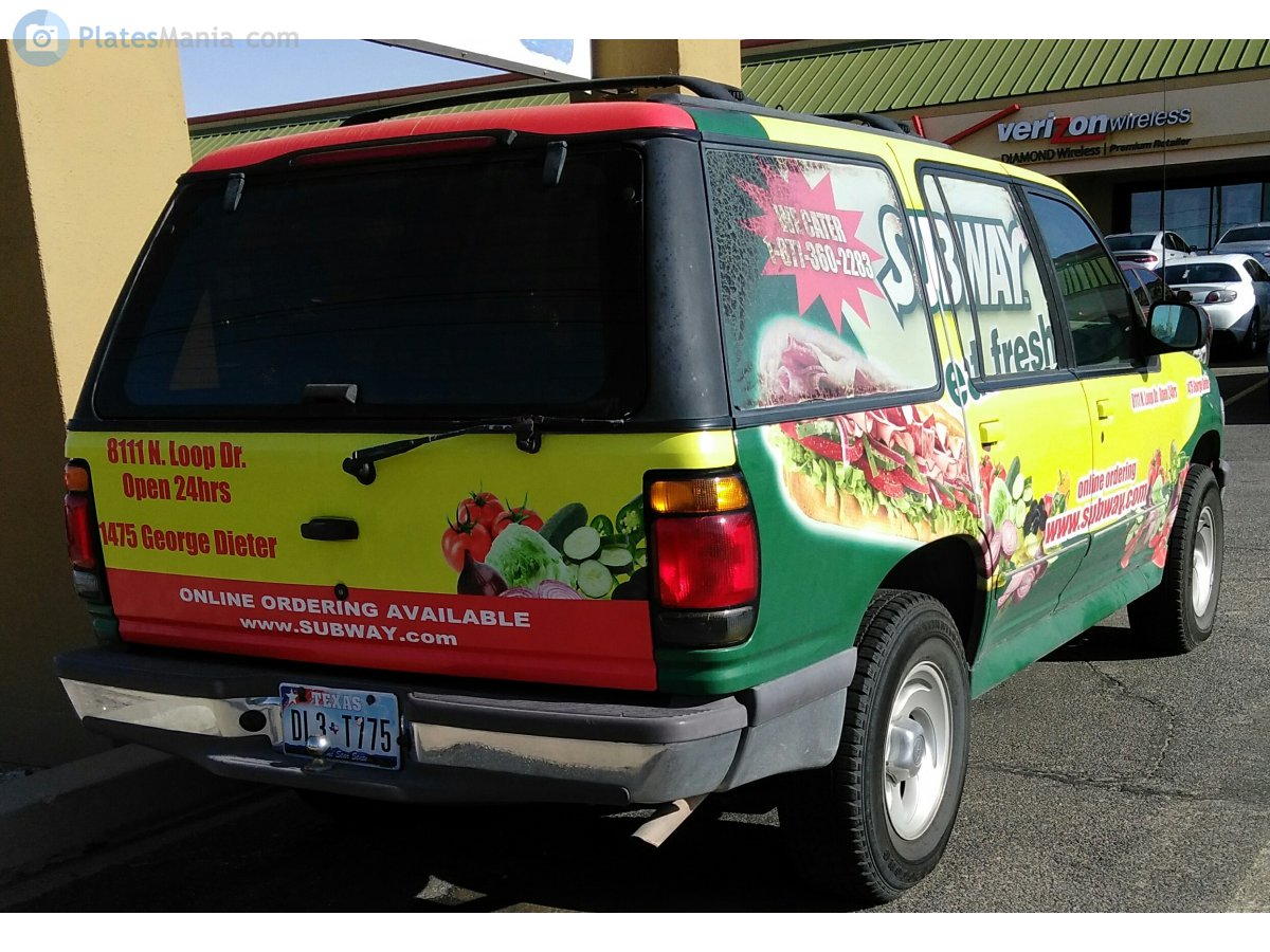 DL3-T775, Ford Explorer 2nd gen 5-door SUV (UN150), 1994–2000