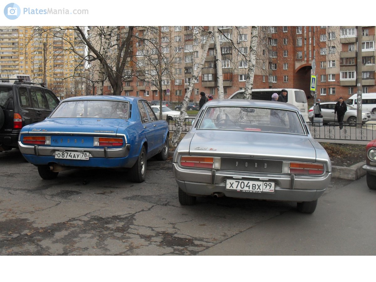 х 704 вх 99, Ford Consul 4th gen 4-door Sedan (GGFL), 1972–1975