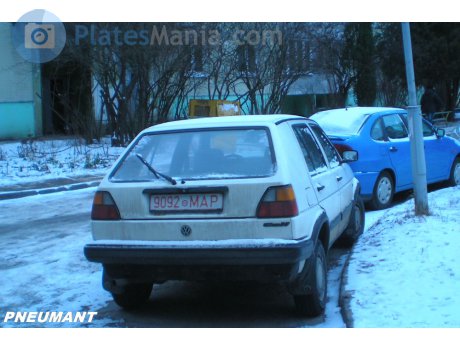 9092 MAP, Volkswagen Golf