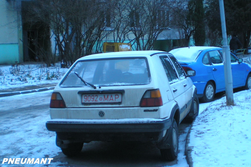 9092 MAP, Volkswagen Golf 2nd gen 3-door Hatch (19/1G), 1983–1992