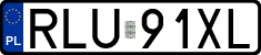 License plates of Poland, Regular car plates