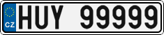 License plate of the Czech Republic, Vanity Plates