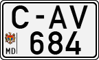 License plate of Moldova, Trailers (1992)