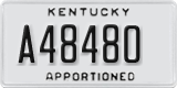 Kentucky, Apportioned (A12345)