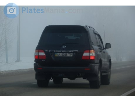 AA 0005 TP, Toyota Land Cruiser