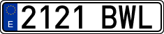 License plates of Spain, Ordinary (2000)