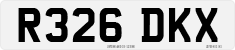 License plate of the United Kingdom, 1983 year system