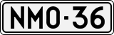 License plate of Finland, Cars
