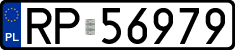 License plates of Poland, Regular car plates