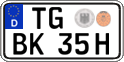 German license plate, Plates for oldtimers (type 