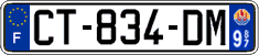 French license plate, SIV (ordinary)