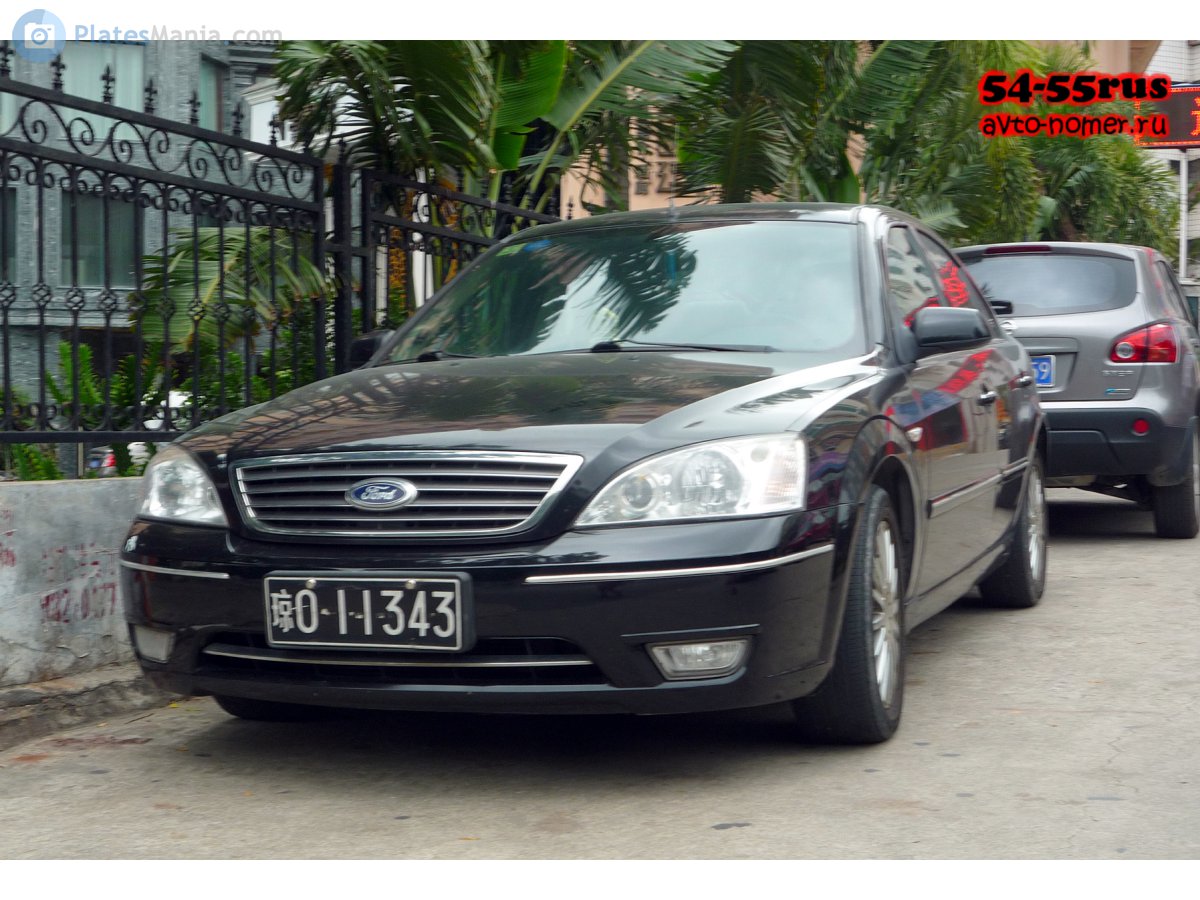 琼O·11343, Ford Mondeo 2nd gen (Metrostar) Sedan (CD132; CN- and TW-market), 2001–2007 (–2009 for CN-market)
