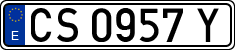License plates of Spain, 1971 year series
