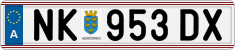 License plate of Austria, Regular plates