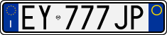 License plate of Italy, Cars (1994 year series)