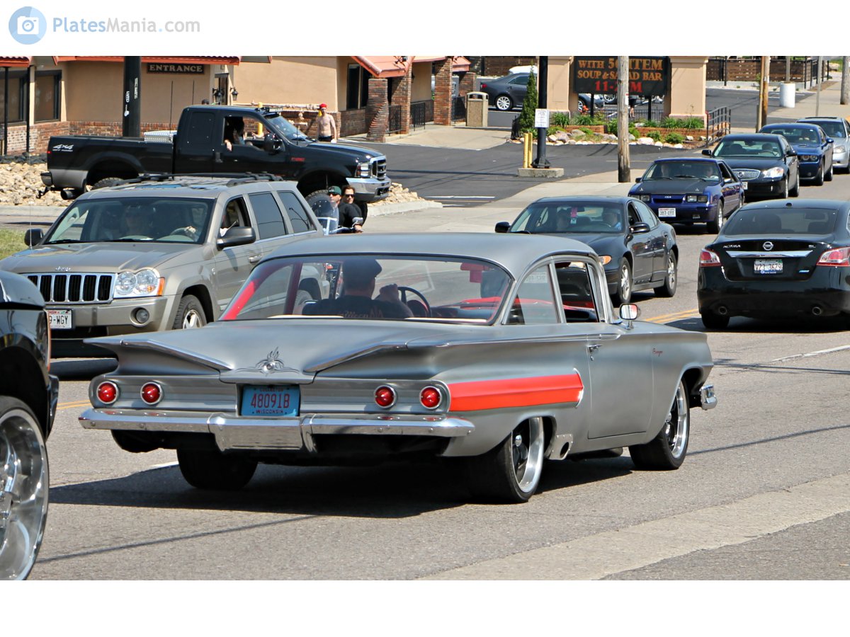 48091B, Chevrolet Biscayne 1st gen 1960 2-door Sedan (1111/1211; B-body), 2nd facelift, 1959–1960