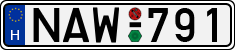 license plates of Hungary, Cars (1990)