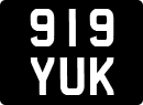 License plate of the United Kingdom, 1932 year system