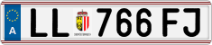 License plate of Austria, Regular plates