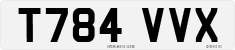 License plate of the United Kingdom, 1983 year system