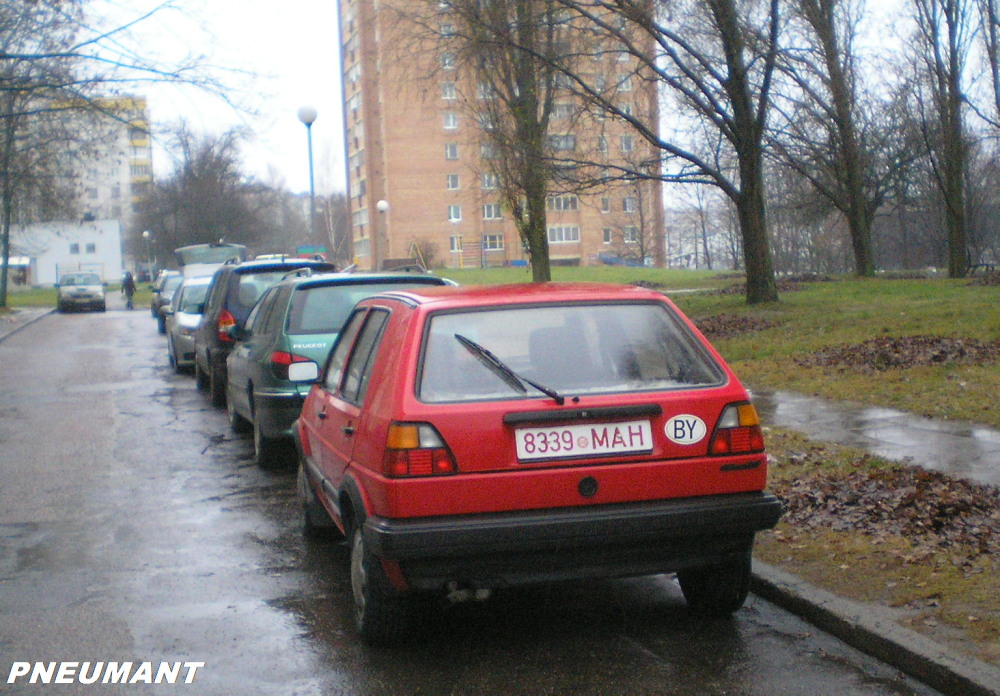 8339 MAH, Volkswagen Golf 2nd gen 3-door Hatch (19/1G), 1983–1992