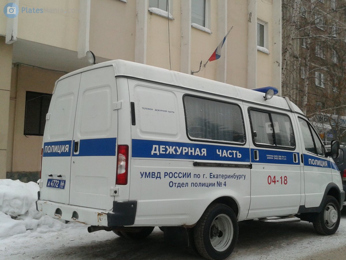 а 4772 66, GAZ 3221 ГАЗель 32215 Police Van, facelift, 2003–