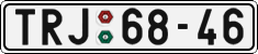 License plate of the Czech Republic, Cars (1960)
