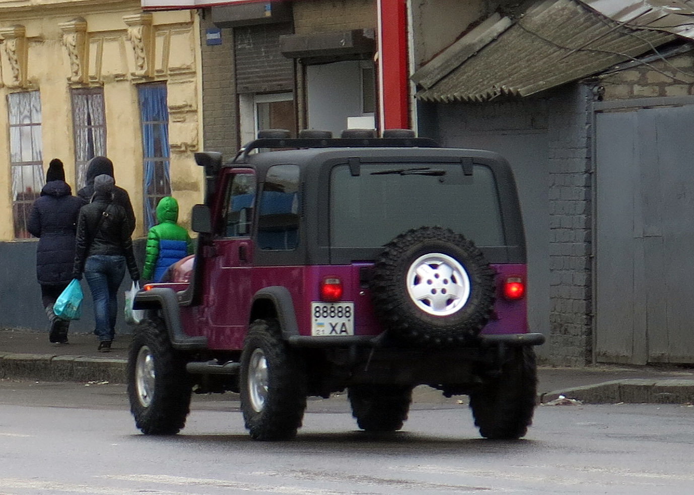 21 888-88 XA, Jeep Wrangler 1st gen (YJ), 1986–1995