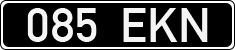 License plate of Estonia, Regular car plates