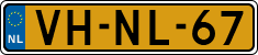License plate of the Netherlands, Light Commercial Vehicles (1994 system)