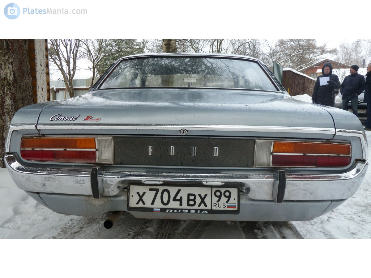 х 704 вх 99, Ford Consul 4th gen 4-door Sedan (GGFL), 1972–1975